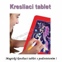 Magický kresliaci tablet pre deti s podsvietením - 42 obrázkov